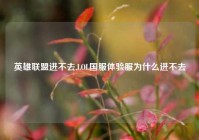 英雄联盟进不去,LOL国服体验服为什么进不去