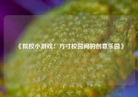 《院校小游戏：方寸校园间的创意乐园》