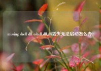 missing shell dll cshell.dll,dll丢失无法启动怎么办?