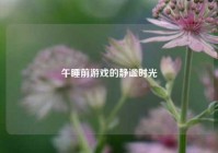 午睡前游戏的静谧时光